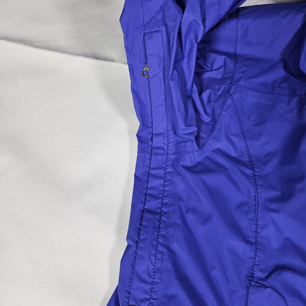 Marmot Rain Jacket Womens Large Purple Hooded Lightweight Outdoor Shell - Picture 3 of 13